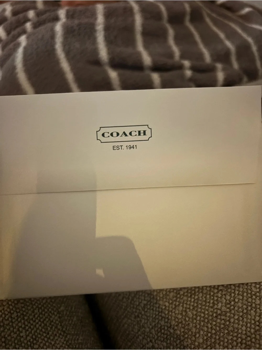 Coach Stationary cards